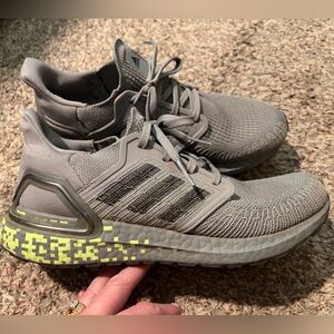 Women’s Adidas Ultra boost Gray Knit Training Sneakers